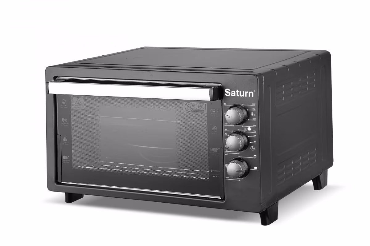 Cuptor electric Saturn ST-EC1090, 45 l, 1500 W, Negru