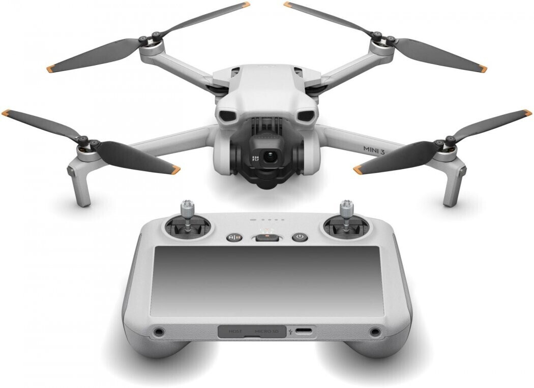 (949929) DJI Mini 3 Fly More Combo - Portable Drone, DJI RC-N1, 12MP photo, 4K 30fps/FHD 60fps camera with gimbal, max. 4000m height / 57.6kmph speed, max. flight time 38min, Battery 2453 mAh, 248g (3 batteries, 3 pairs propellers, charging hub, bag) photo 1