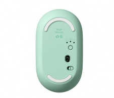Logitech POP Mouse Wireless Mouse with Customizable Emoji, Multi-device, SilentTouch, SmartWheel, 2 Programmable buttons, Daydream/Mint thumbnav 6