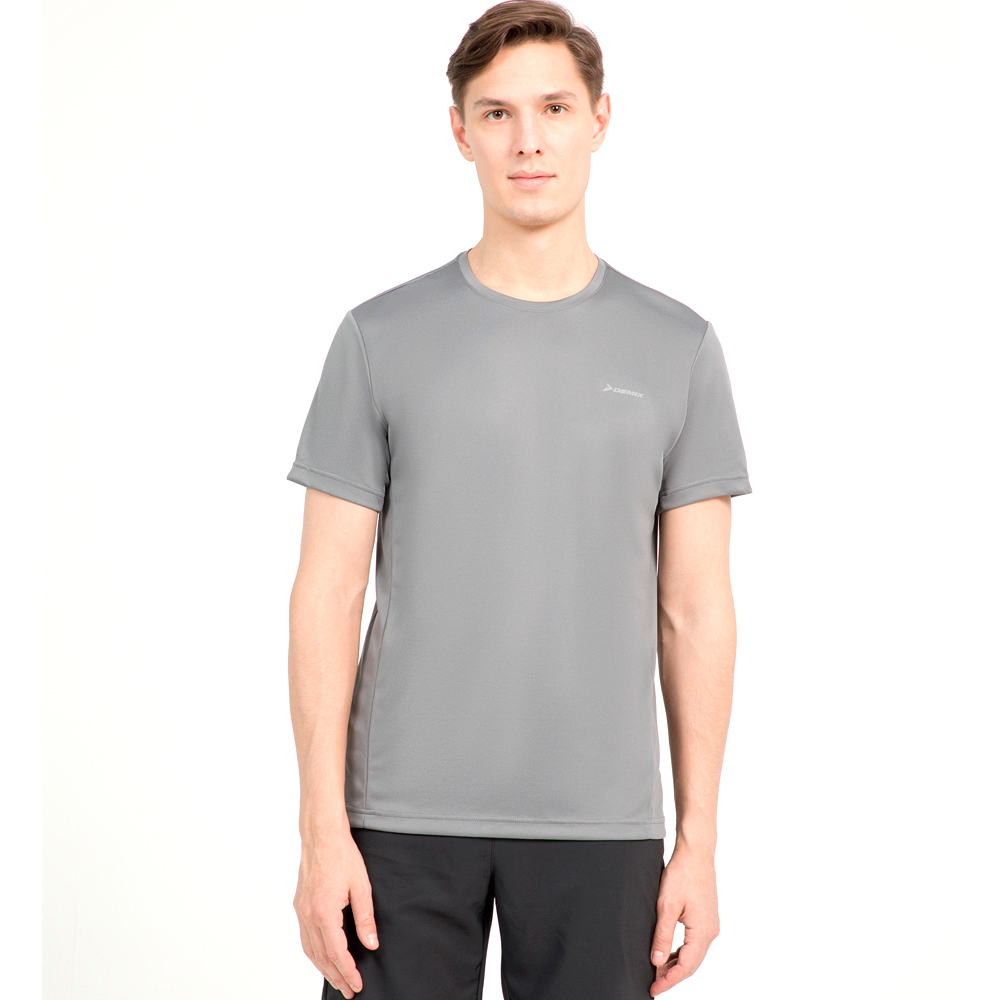 Tricou bărbătesc Demix Men running T-shirt M Gri photo 2