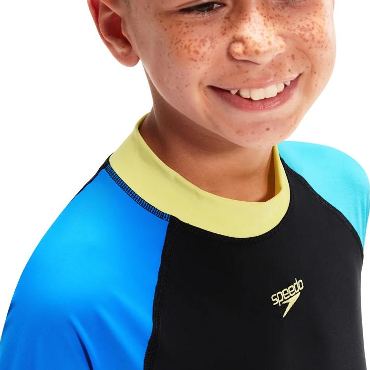 Costum de baie Speedo COLBL LS SP TOP & JAM / Barbati / Mărime 140 / Negru photo 3