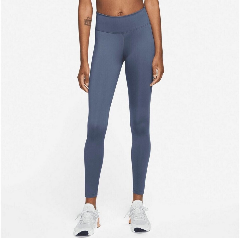 Легинсы Nike W NK ONE DF MR TGT / Женский / S / Синий photo 3