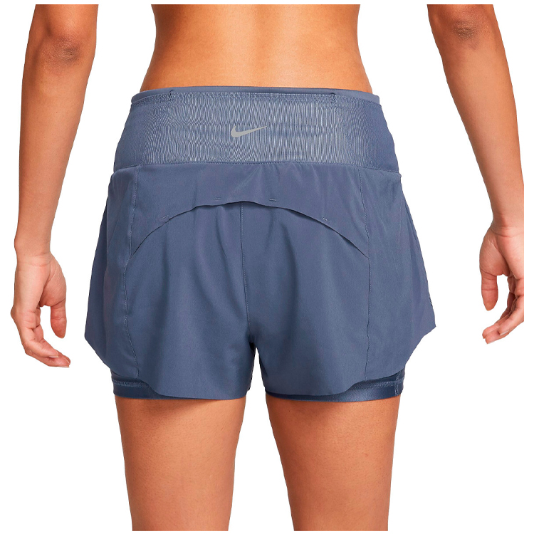 Sorti Nike W NK SWIFT DF MR 3IN 2N1 SHORT / Femei / M / Albastru photo 2