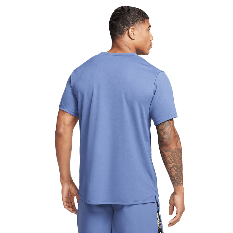 Tricou bărbătesc Nike M NK DF UV S72 MILER SS XL Albastru photo 2