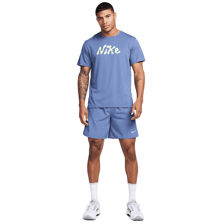 Tricou bărbătesc Nike M NK DF UV S72 MILER SS XL Albastru photo 3