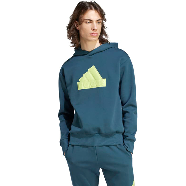 Hanorac pt bărbați Adidas M FI BOS HD XS Verde photo 2