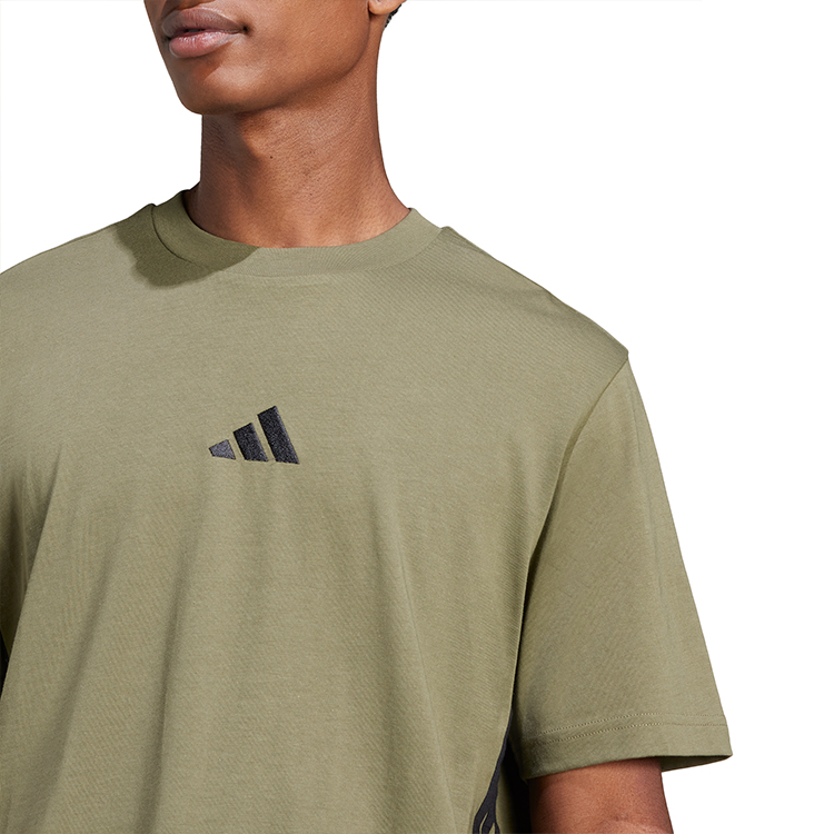 Футболка мужская Adidas M 3S SJ T L Зеленый photo 2
