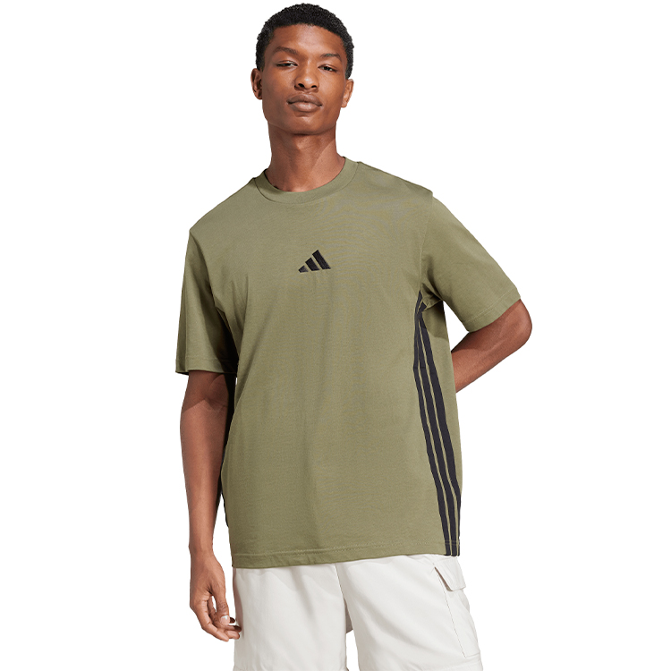 Футболка мужская Adidas M 3S SJ T L Зеленый photo 3