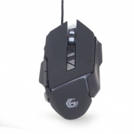 Gembird MUSG-06, Gaming Optical Mouse, 4000 pi programmable gaming mouse, 7 buttons, 7-color breathing RGB light effect, USB thumbnav 1