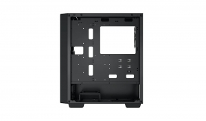DEEPCOOL "CC560" ATX Case, with Side-Window (Tempered Glass Side Panel) & Mesh Front Panel, without PSU, Tool-less, Pre-installed: Front 3x120mm LED fans, Rear 1x140mm LED fan, Top panel Magnetic dust filter, 1xUSB3.0, 1xUSB2.0, 1xAudio, Black thumbnav 2