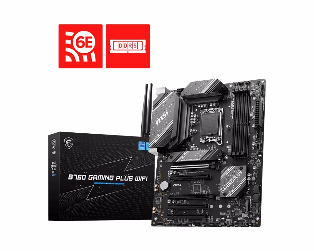 Placa de baza MSI PRO B760 GAMING PLUS WIFI / 1700 / B760 / DDR5 / ATX