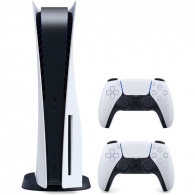 Game Console  Sony PlayStation 5 (Disc), 825GB, White; 2 x Gamepad (Dualsense) thumbnav 1
