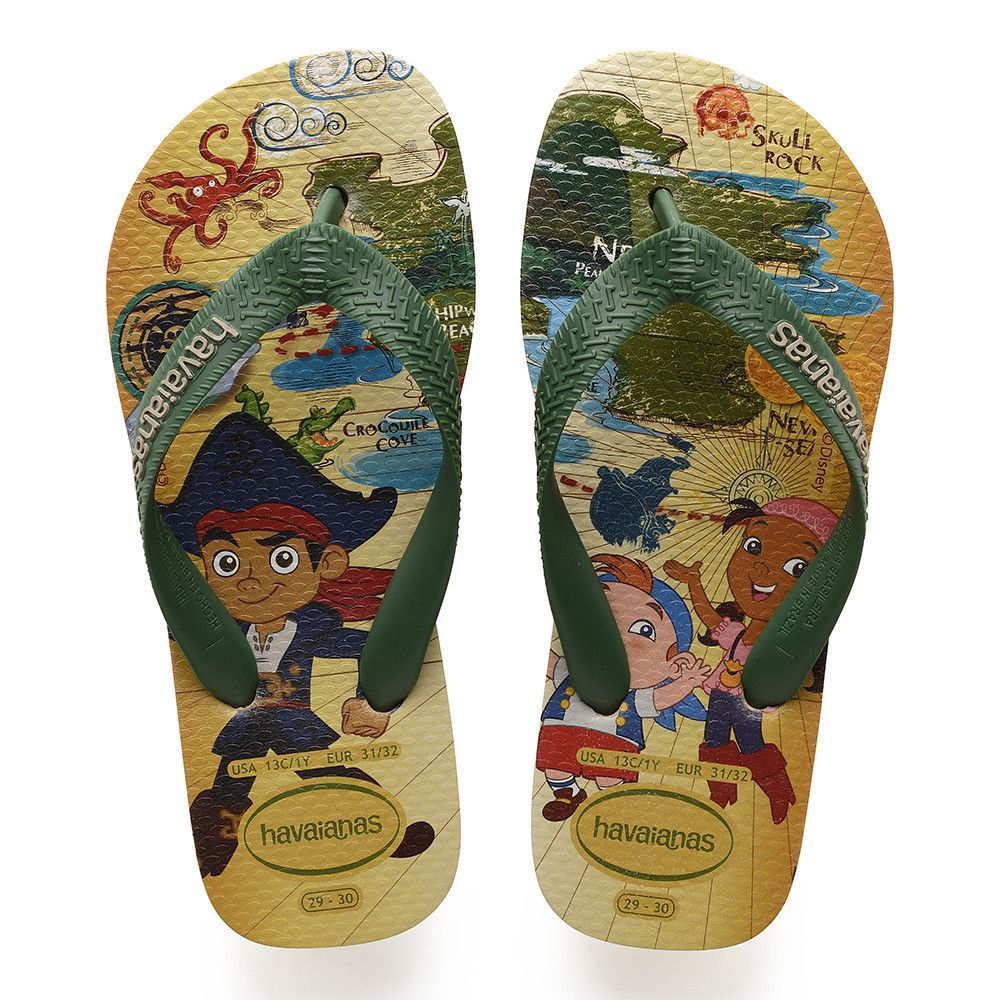 Шлепанцы Havaianas JAKE E OS PIRATAS / 33/34 см / Бежевый photo 1 Шлепанцы Havaianas JAKE E OS PIRATAS / 33/34 см / Бежевый photo 1