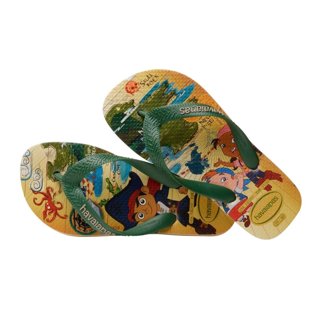 Шлепанцы Havaianas JAKE E OS PIRATAS / 33/34 см / Бежевый photo 3