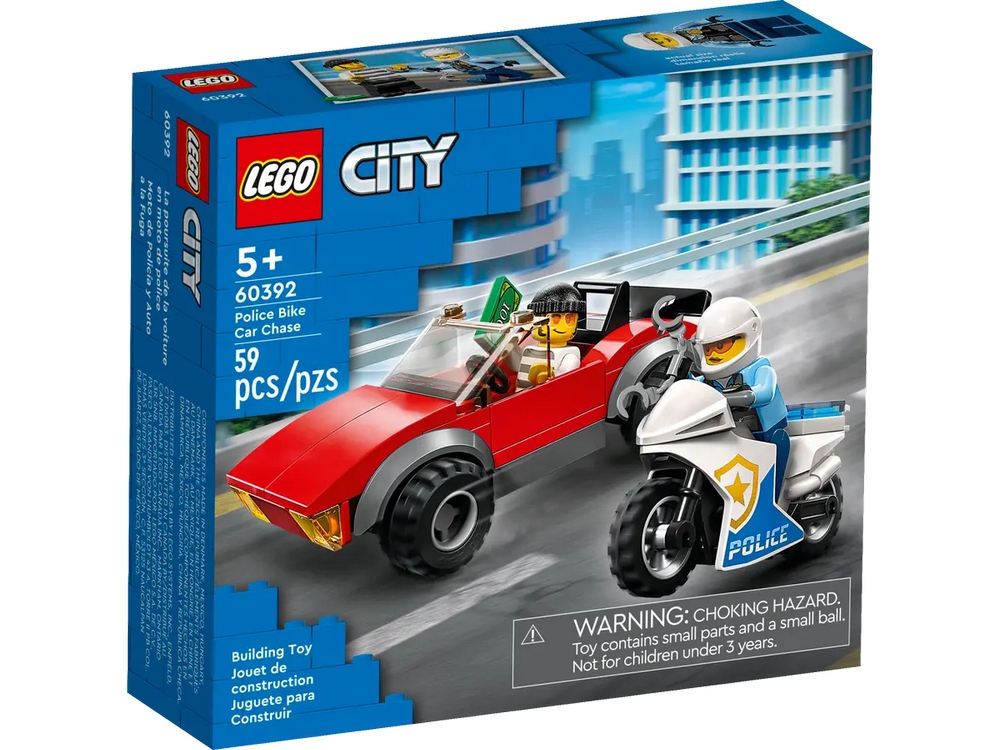 Конструктор Lego City Police Bike Car Chase 60392  от 5+ лет photo 1