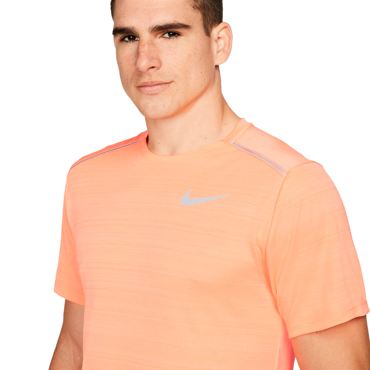 Футболка мужская Nike M NK DRY MILER TOP SS M Оранжевый photo 4
