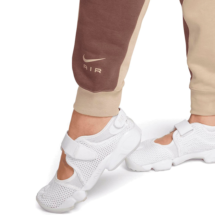 Брюки Nike W NSW AIR FLC MR JGGR L Бежевый Женский photo 3