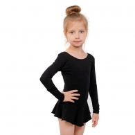 Costum p/u gimnastica cu fusta si maneca lunga Grace Dance Gymnastics suit thumbnav