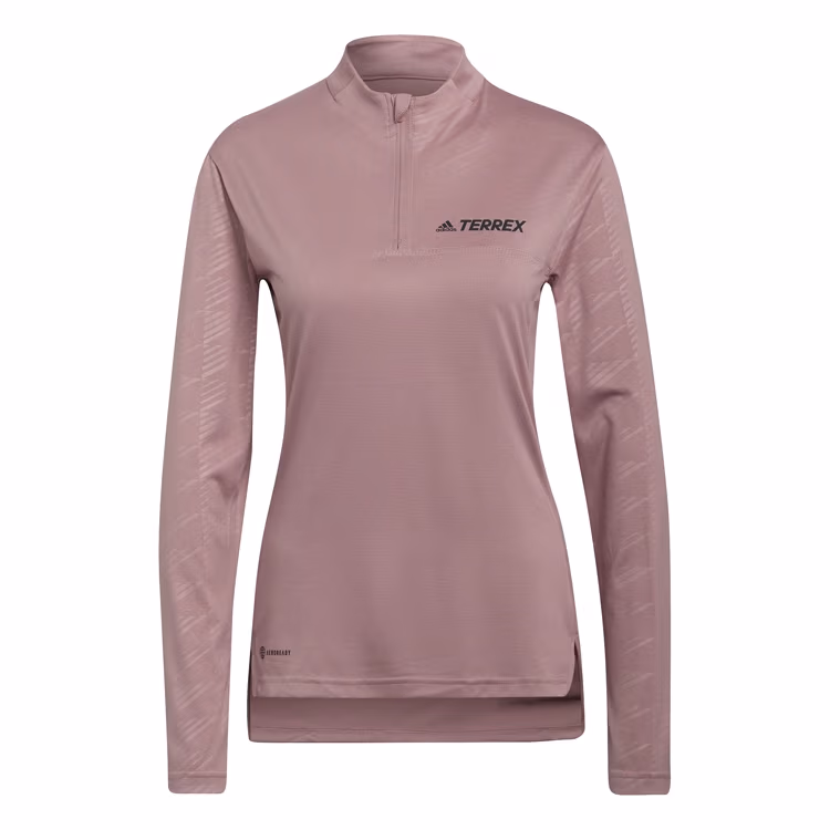 Tricou Adidas W MT Half Zi LS