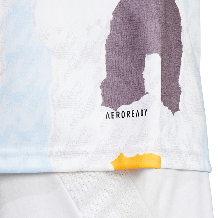 Tricou bărbătesc Adidas REAL PRESHI S Alb photo 3
