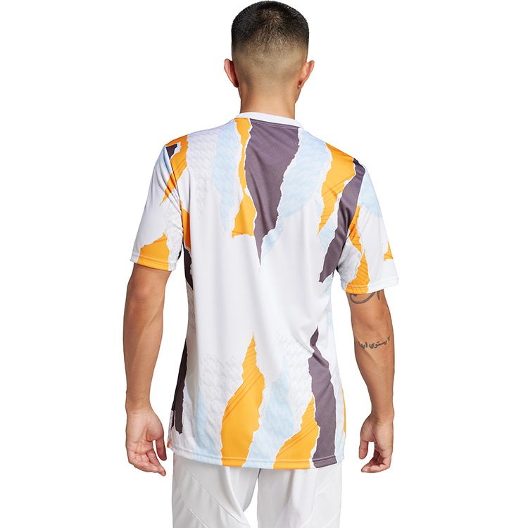 Tricou bărbătesc Adidas REAL PRESHI S Alb photo 5