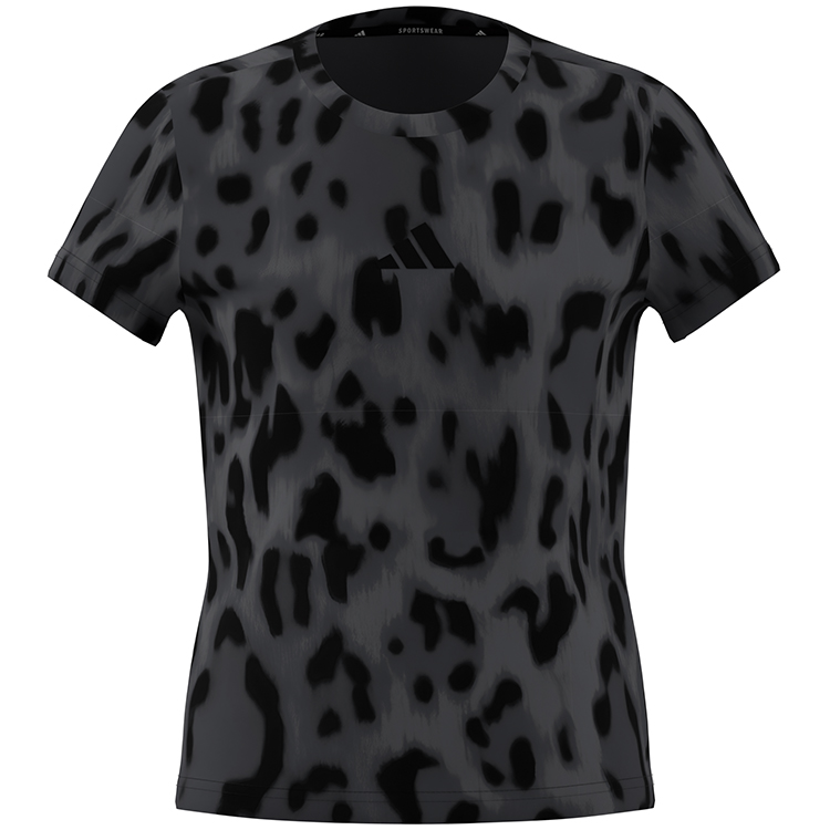 Tricou Adidas JG FI AOP T / Femei / 128 / Gri photo 2