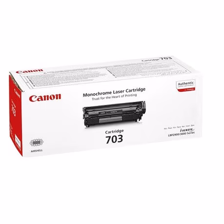 Laser Cartridge Canon 703 (HP Q2612A), black (2500 pages) for LBP-2900/3000, HP LJ10xx