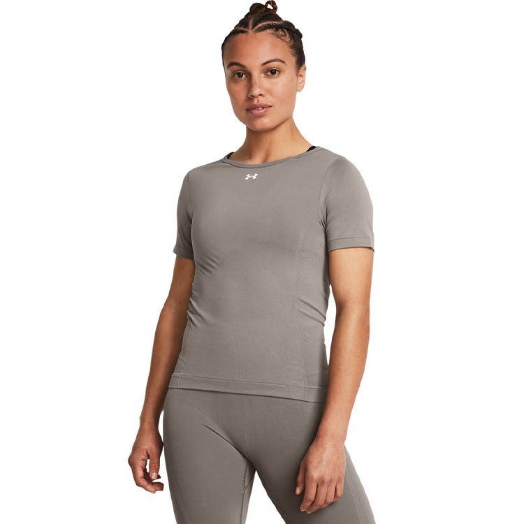 Tricou Under Armour UA Vanish Seamless SS / Femei / L / Gri photo 4