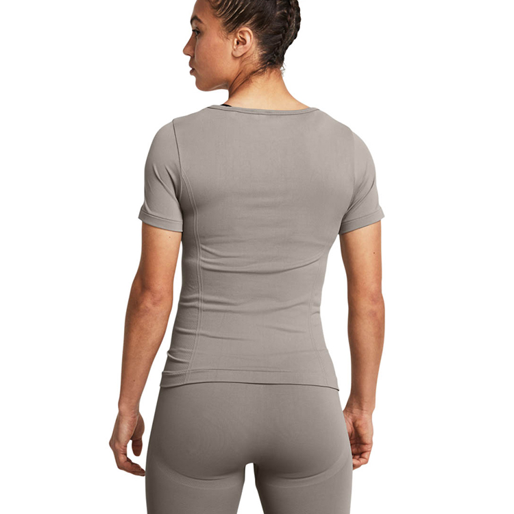 Tricou Under Armour UA Vanish Seamless SS / Femei / L / Gri photo 5