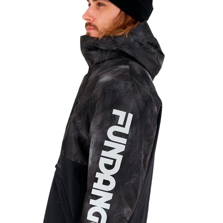 Geacă pt Barbati Fundango Tilbury ECO Logo Anorak S Gri-nergu photo 5