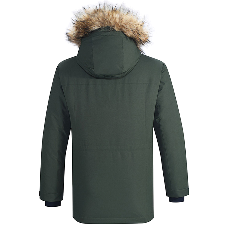 Куртка мужская Kailas Long Thick Fur Down Jacket XXXL Хаки photo 2
