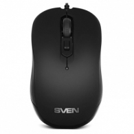 SVEN RX-140, Optical Mouse, 800/1200/1600 dpi, USB, Black thumbnav 1