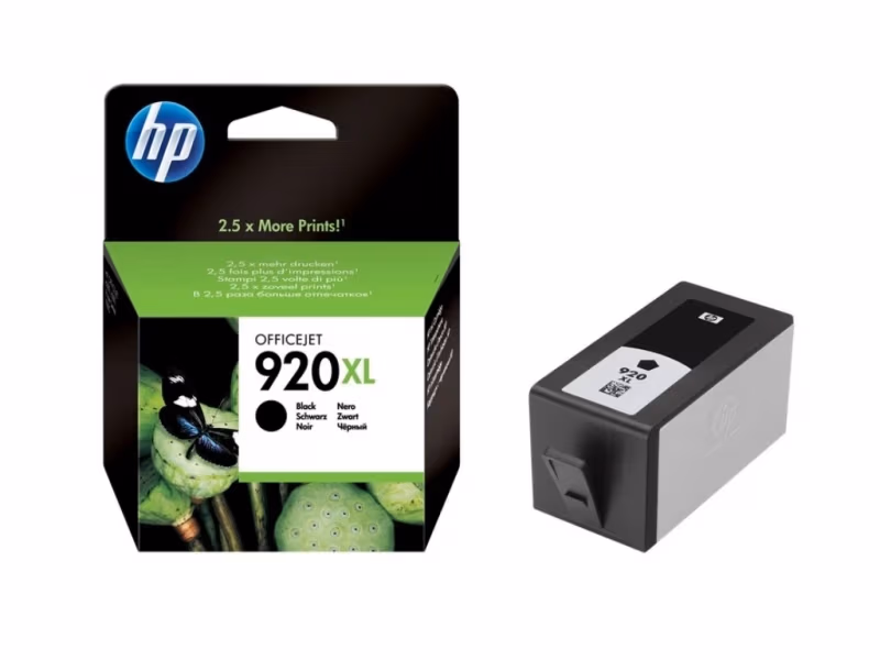 HP 920XL (CD975AE) OfficeJet Ink Cartridge, Black for HP OfficeJet 6000 Printer, 1200 p. 