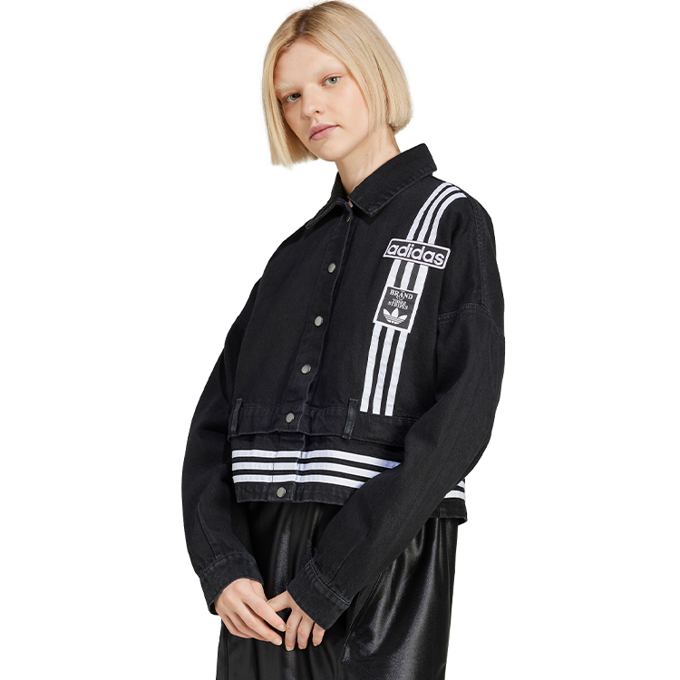 Толстовка Adidas DENIM TRACK TOP M Черный Женский photo 3
