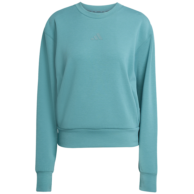 Толстовка Adidas D4T KNIT CREW L Зеленый Женский photo 2