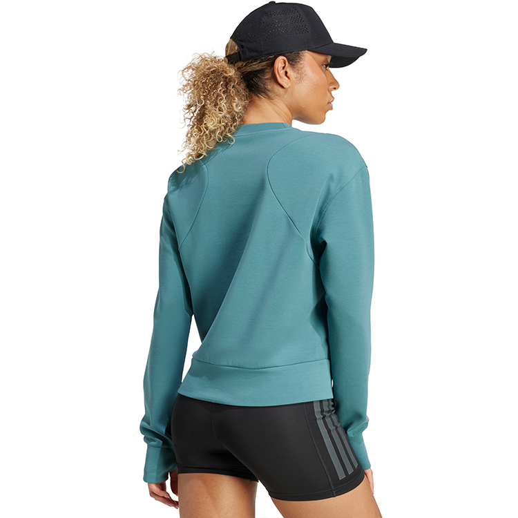 Толстовка Adidas D4T KNIT CREW L Зеленый Женский photo 4