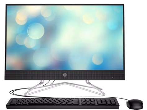 All-in-One PC - 23.8" HP AiO 24-df1071ur 23.8" FHD AG UWVA, Intel Core i5-1135G7, 1x8GB (2 slots) DDR4, 512GB M.2 PCIe NVMe SSD, Intel® Iris Xe Graphics, CR, HD Cam, WiFi ac 1x1 + BT5, HDMI, LAN, Wired USB KB & USB mouse, FreeDos, Jet Black. 