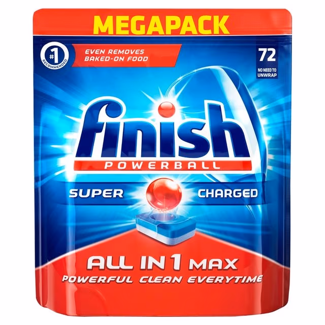 Tablete p/u MSV Finish All in One Max Regular 72 tab 