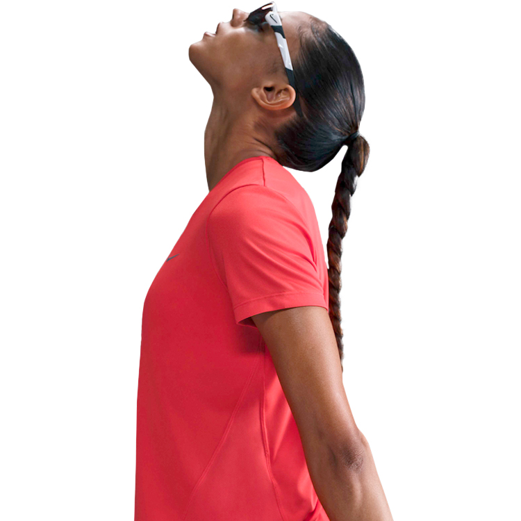 Tricou Nike W NK TEMPO DF SS TOP / Femei / M / Rosu photo 3