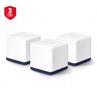 MERCUSYS Halo H50G (3-pack) AC1900 Mesh Wi-Fi System, 3 x Gigabit LAN Port, 1300Mbps on 5GHz + 600Mbps on 2.4GHz, 802.11ac/b/g/n, Beamforming, Wi-Fi Dead-Zone Killer, Seamless Roaming with One Wi-Fi Name, Parrents control thumbnav 1