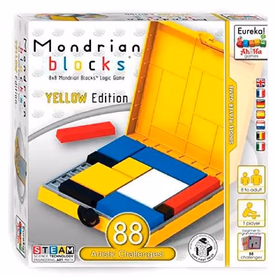 Eureka 473554 Ah!Ha Mondrian Blocks Yellow