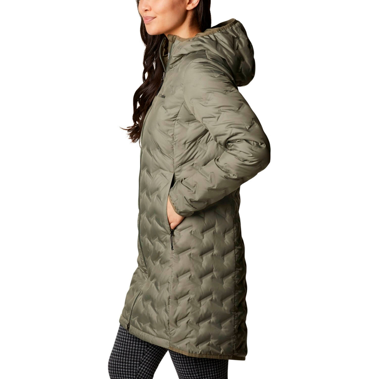 Куртка Columbia Delta Ridge Long Down Jacket XS Хаки Женский photo 3