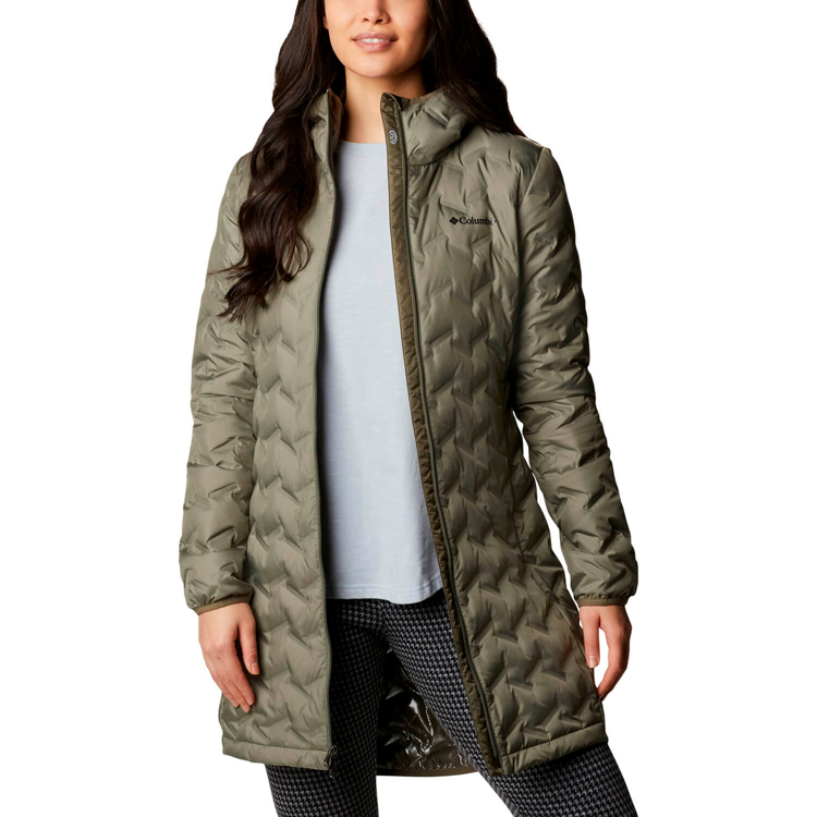 Куртка Columbia Delta Ridge Long Down Jacket XS Хаки Женский photo 5