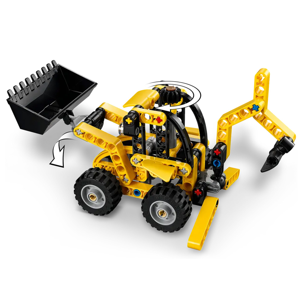 Constructor Lego Technic Backhoe Loader 42197 de la 7+ ani photo 2