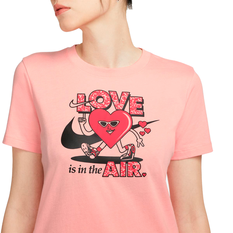 Tricou Nike W NSW TEE SS VDAY XS Roz Femei photo 4