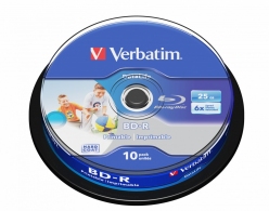Verbatim BD-R SL 25GB 6X 10PK SPL WP NO ID thumbnav 1