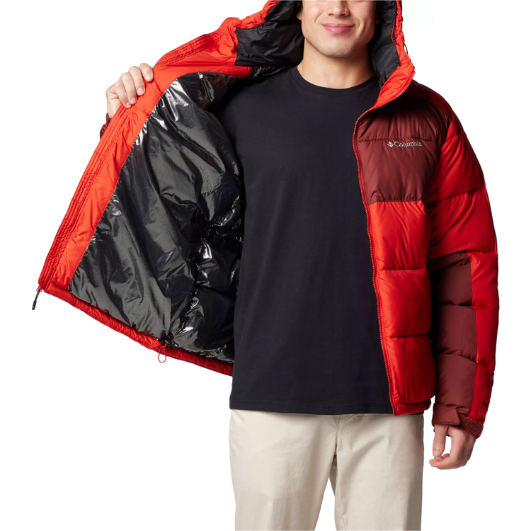 Geacă pt Barbati Columbia Pike Lake II Hooded Jacket S Rosu photo 5