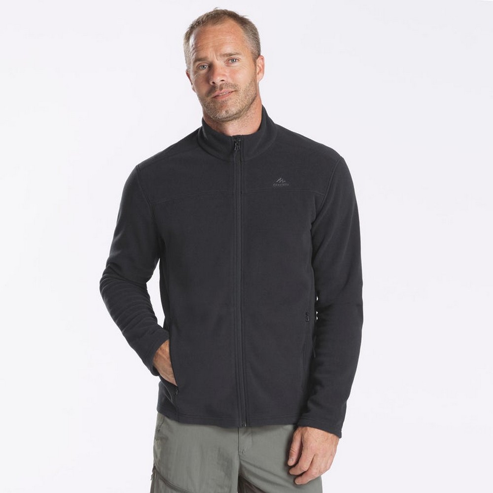 Мужская Толстовка Quechua Fleece MH120 M Черный photo 2