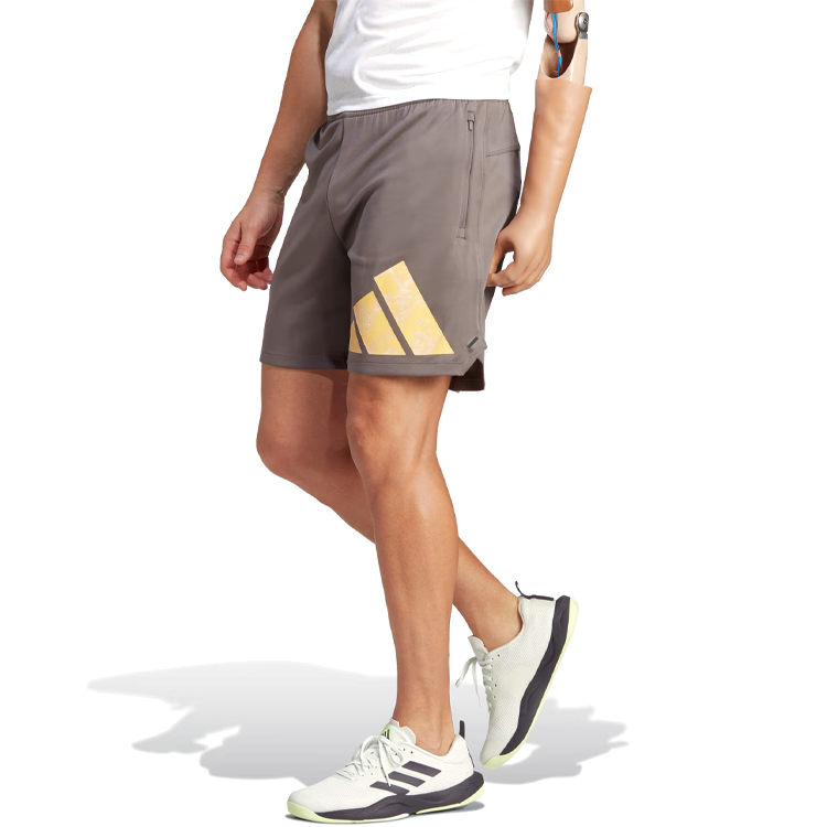 Шорты мужские Adidas WO KNITLOGO SHO S Коричневый photo 3