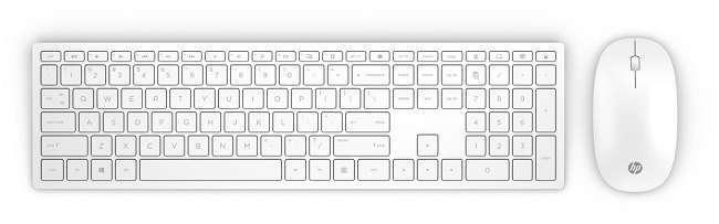 HP Pavilion Wireless Keyboard and Mouse 800, White photo 1